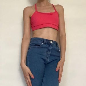 💖Lululemon Athletica Hot Pink Sports Bra with Cups💖